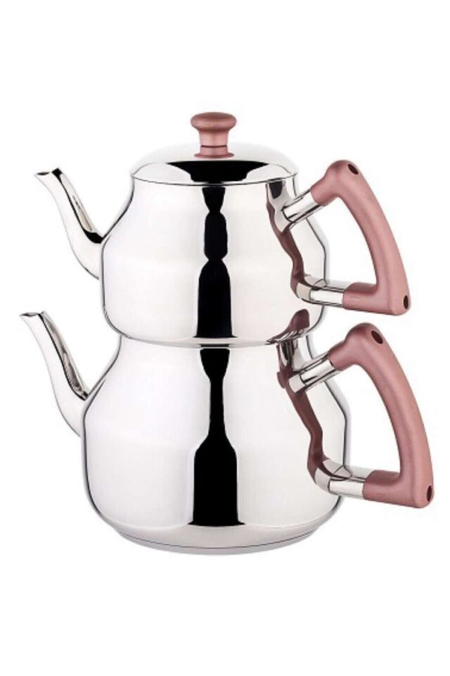 Özkent K-313 Marmaris Mini Boy Sade Çaydanlık Rose