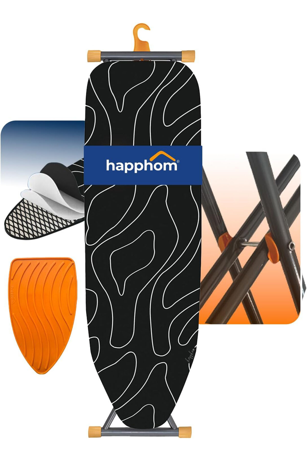 Perilla TBTL-01 Happhom 4 Katmanlı 8 Kademeli Mono Ütü Masası 33*138cm