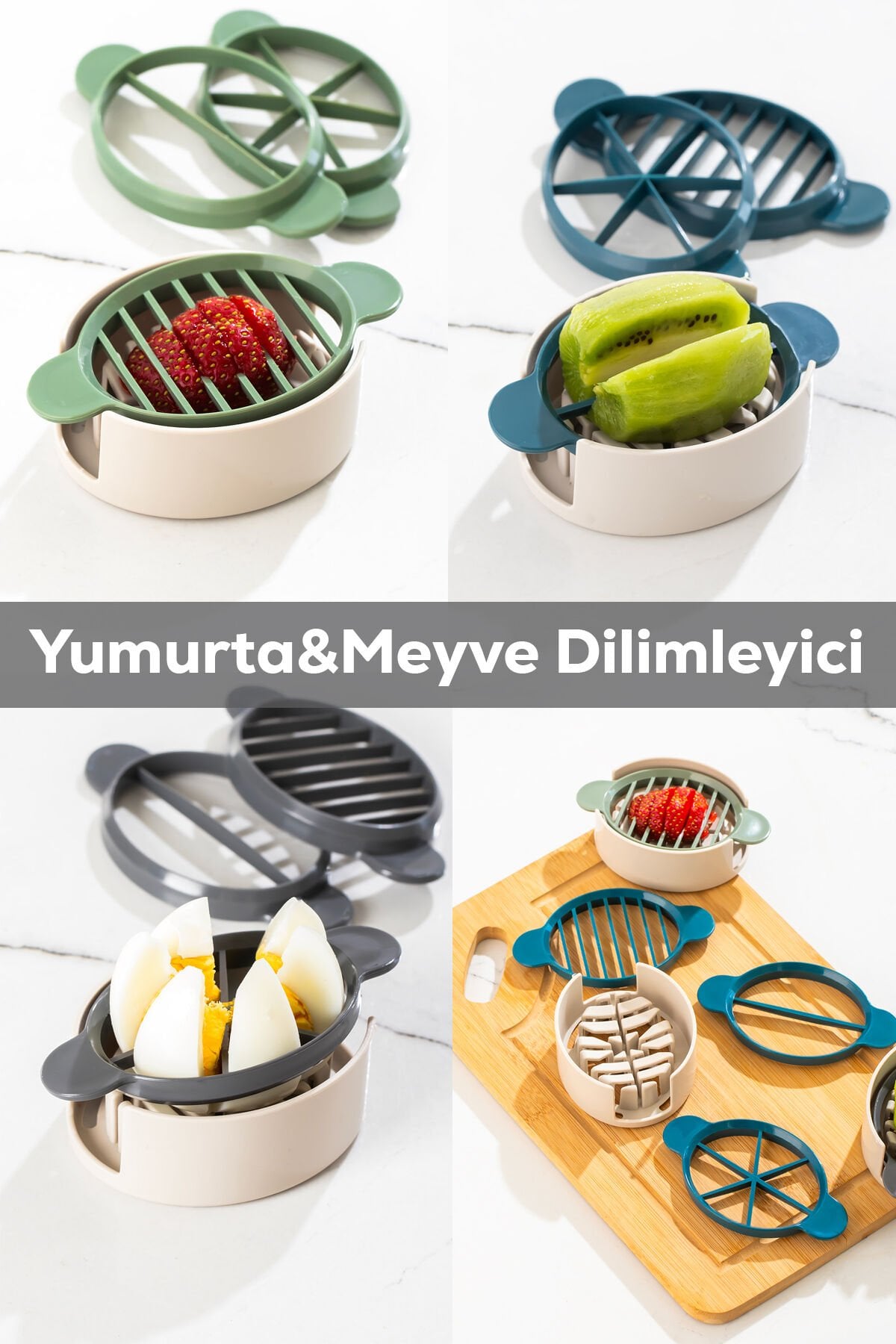 Porsima SC-299 Yumurta ve Meyve Dilimleyici Çok Amaçlı Doğrayıcı